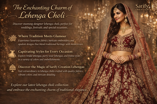 Designer Lehenga Choli for Women | Sarify Creation