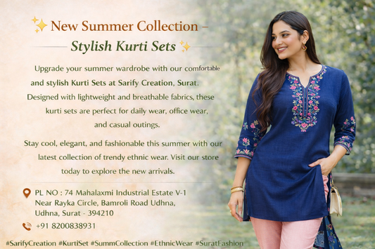 Kurti Set for Summer – Comfortable & Stylish Ethnic Wear