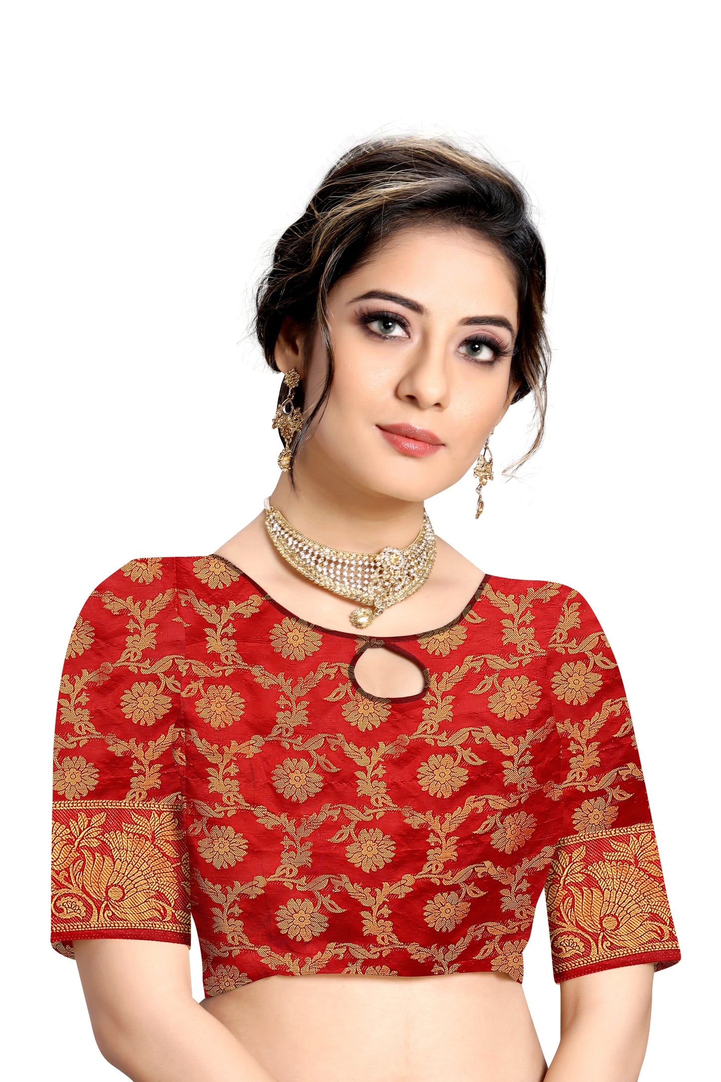 Woven Banarasi Cotton Silk Saree