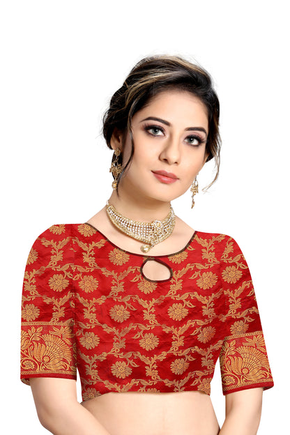 Woven Banarasi Cotton Silk Saree