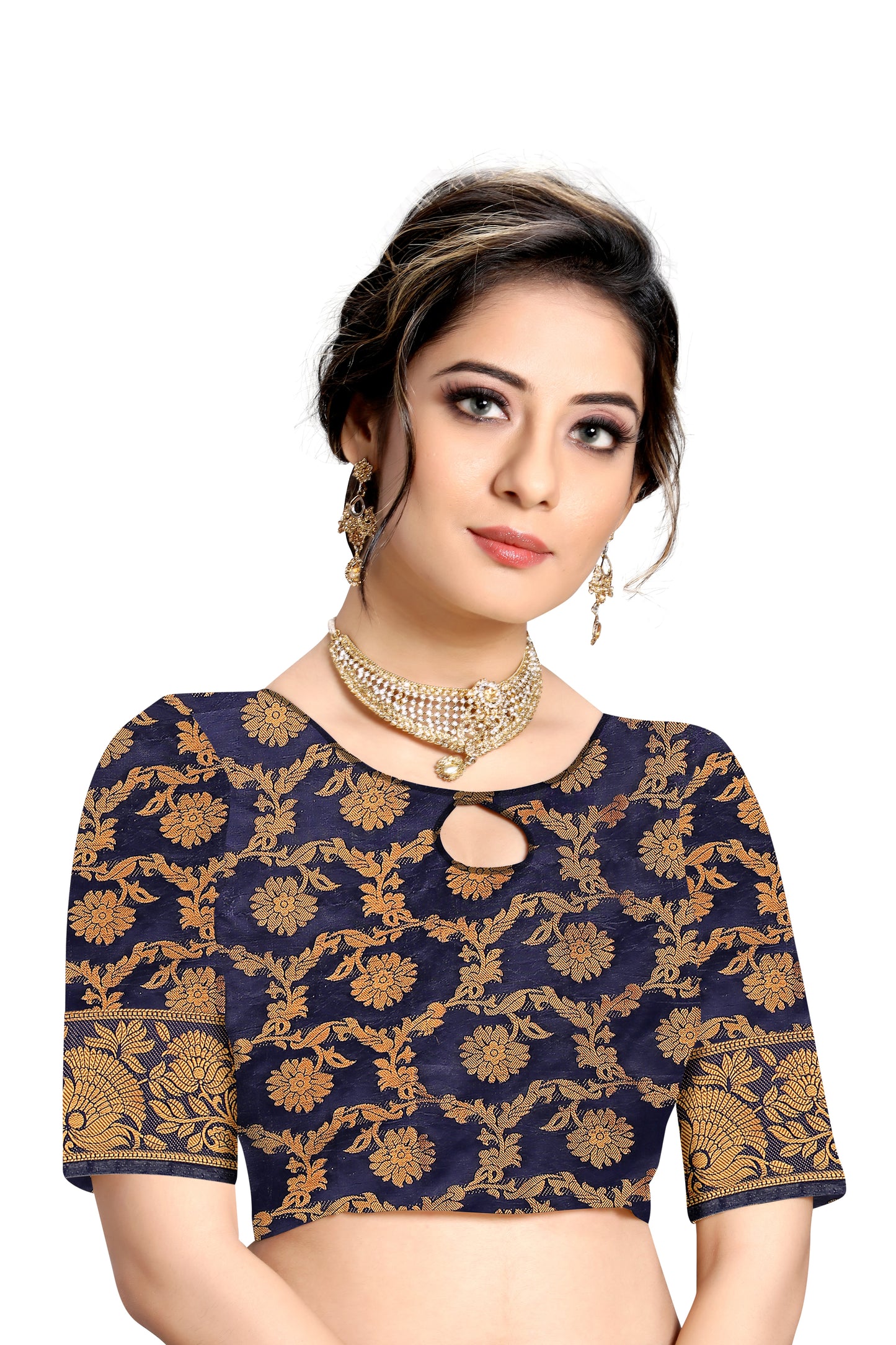 Woven Banarasi Cotton Silk Saree