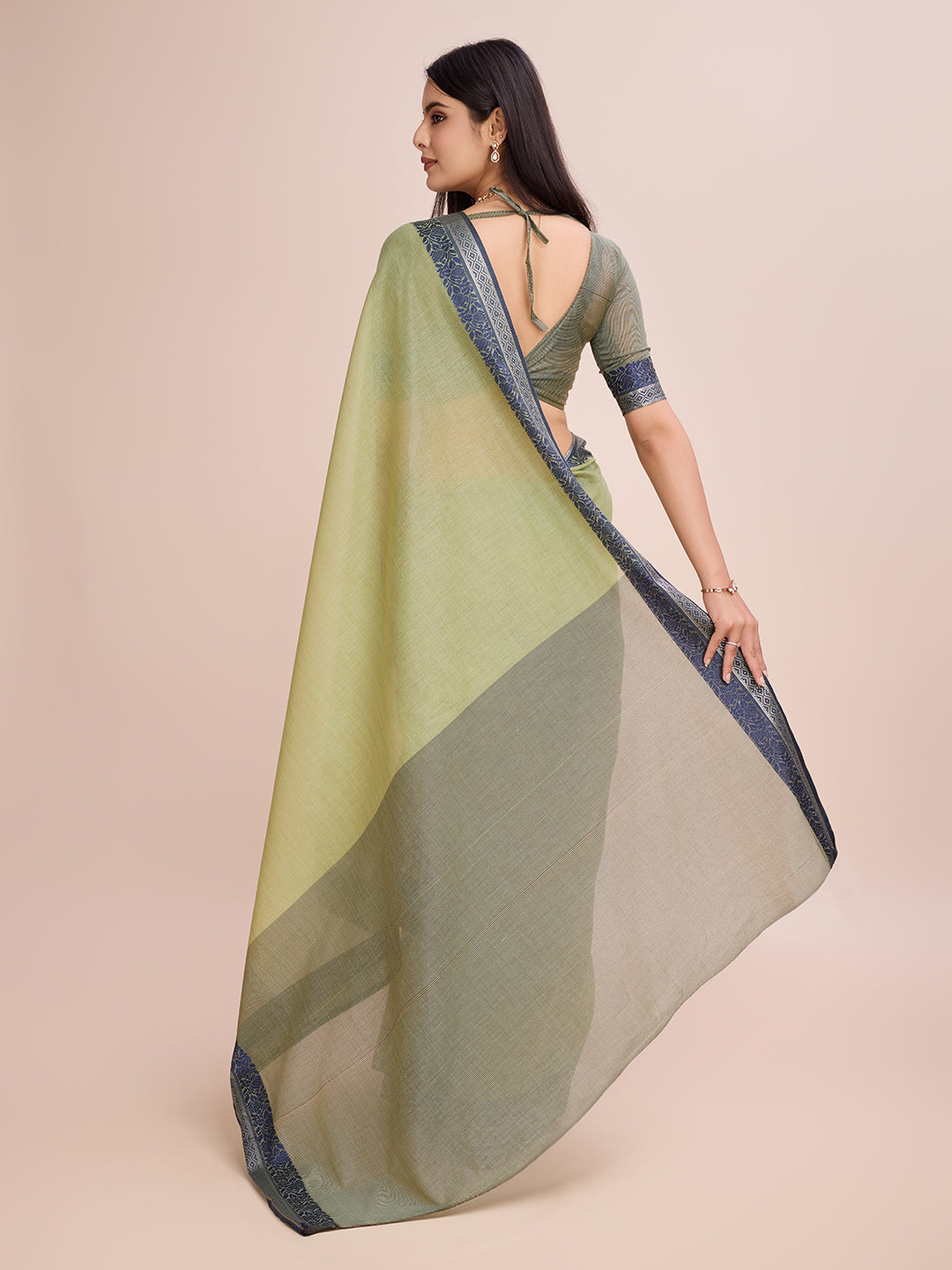 Pure Cotton Daily Wear / Uniform Saree