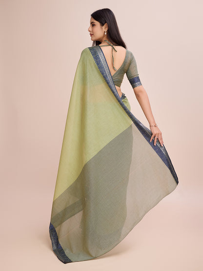Pure Cotton Daily Wear / Uniform Saree