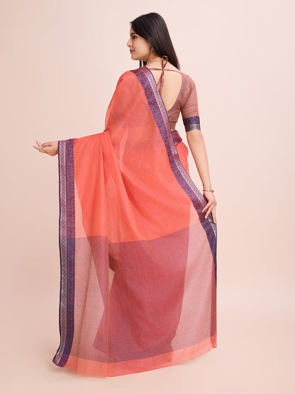 Pure Cotton Daily Wear / Uniform Saree