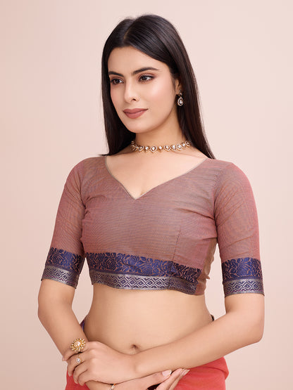 Pure Cotton Daily Wear / Uniform Saree