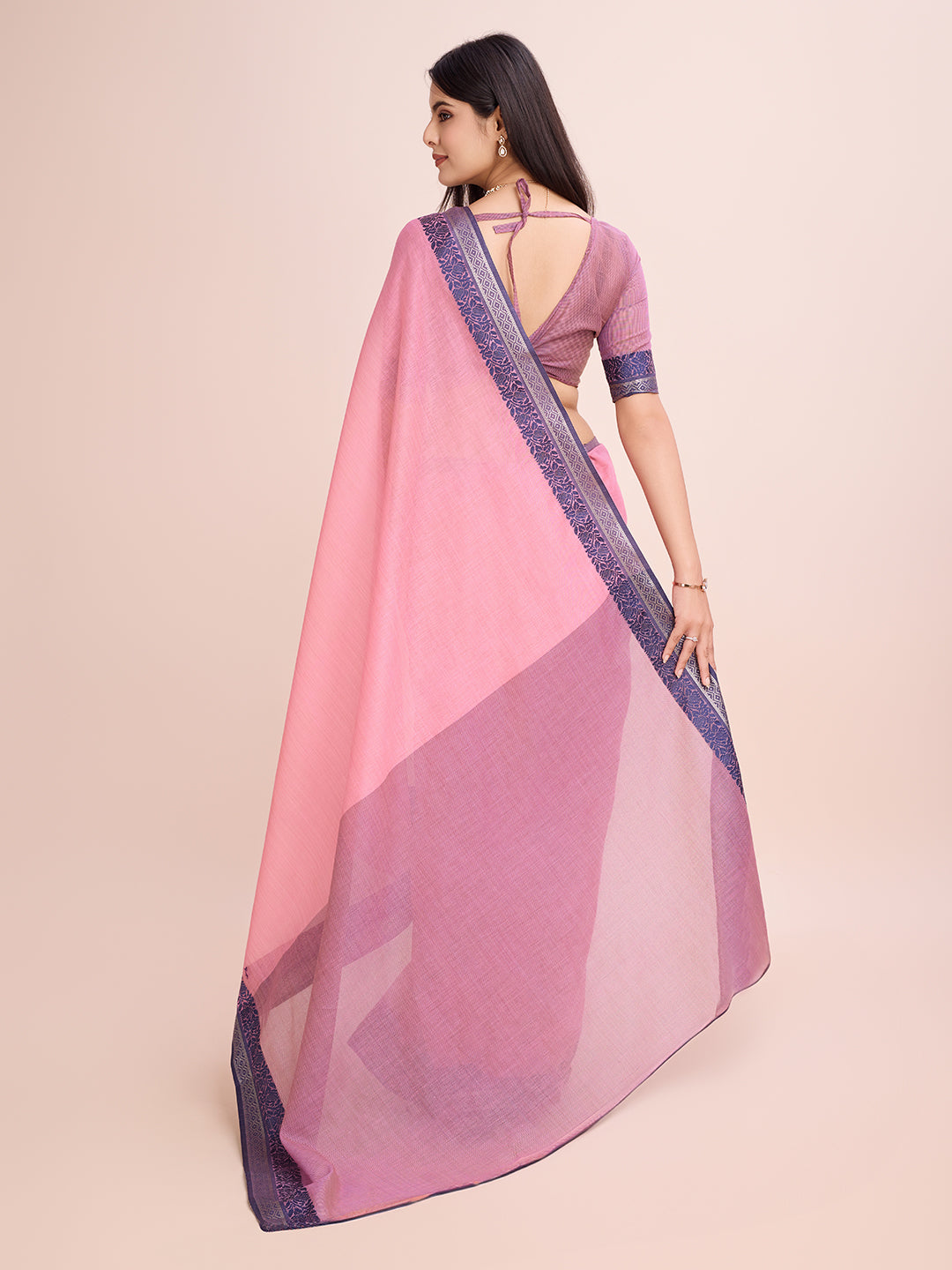 Pure Cotton Daily Wear / Uniform Saree