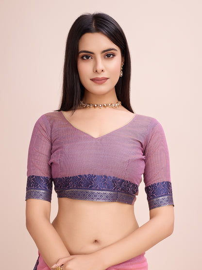 Pure Cotton Daily Wear / Uniform Saree