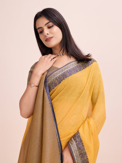 Pure Cotton Daily Wear / Uniform Saree