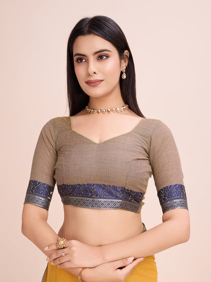 Pure Cotton Daily Wear / Uniform Saree