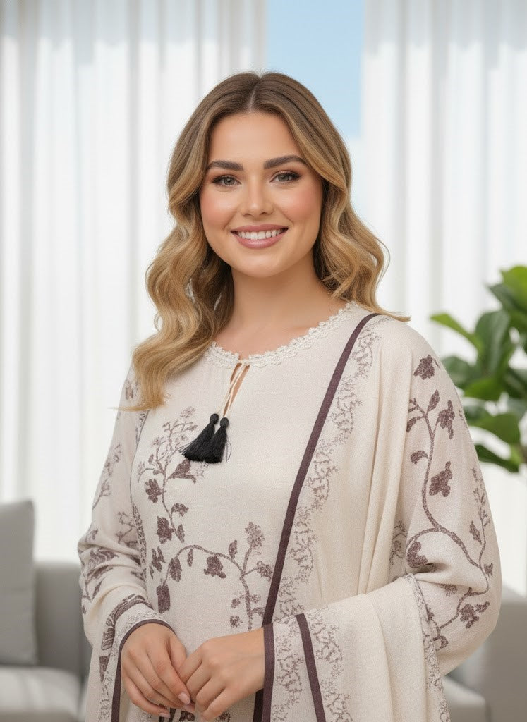 Women Tie-Up Neck Kurta & Bottom With Dupatta Sets