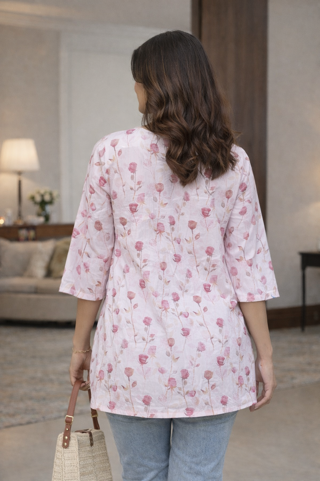 Floral Printed Pure Cottton Tunics