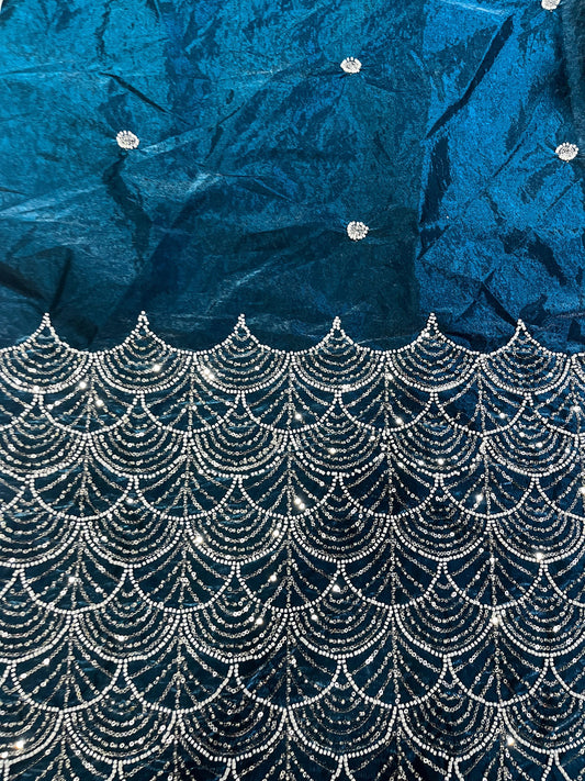 Embellished, Embroidered Bollywood Soft Silk Saree