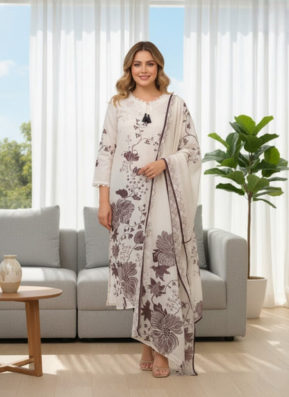 Women Tie-Up Neck Kurta & Bottom With Dupatta Sets