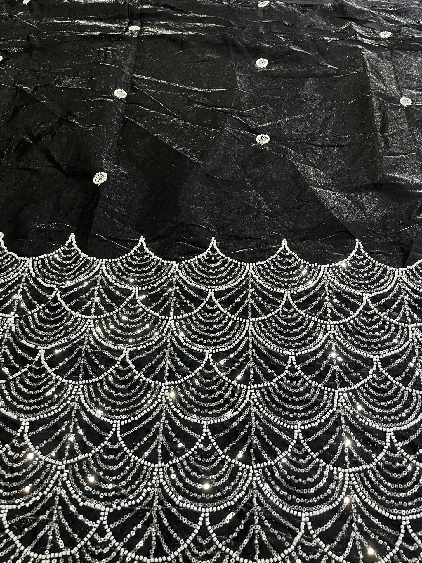 Embellished, Embroidered Bollywood Soft Silk Saree