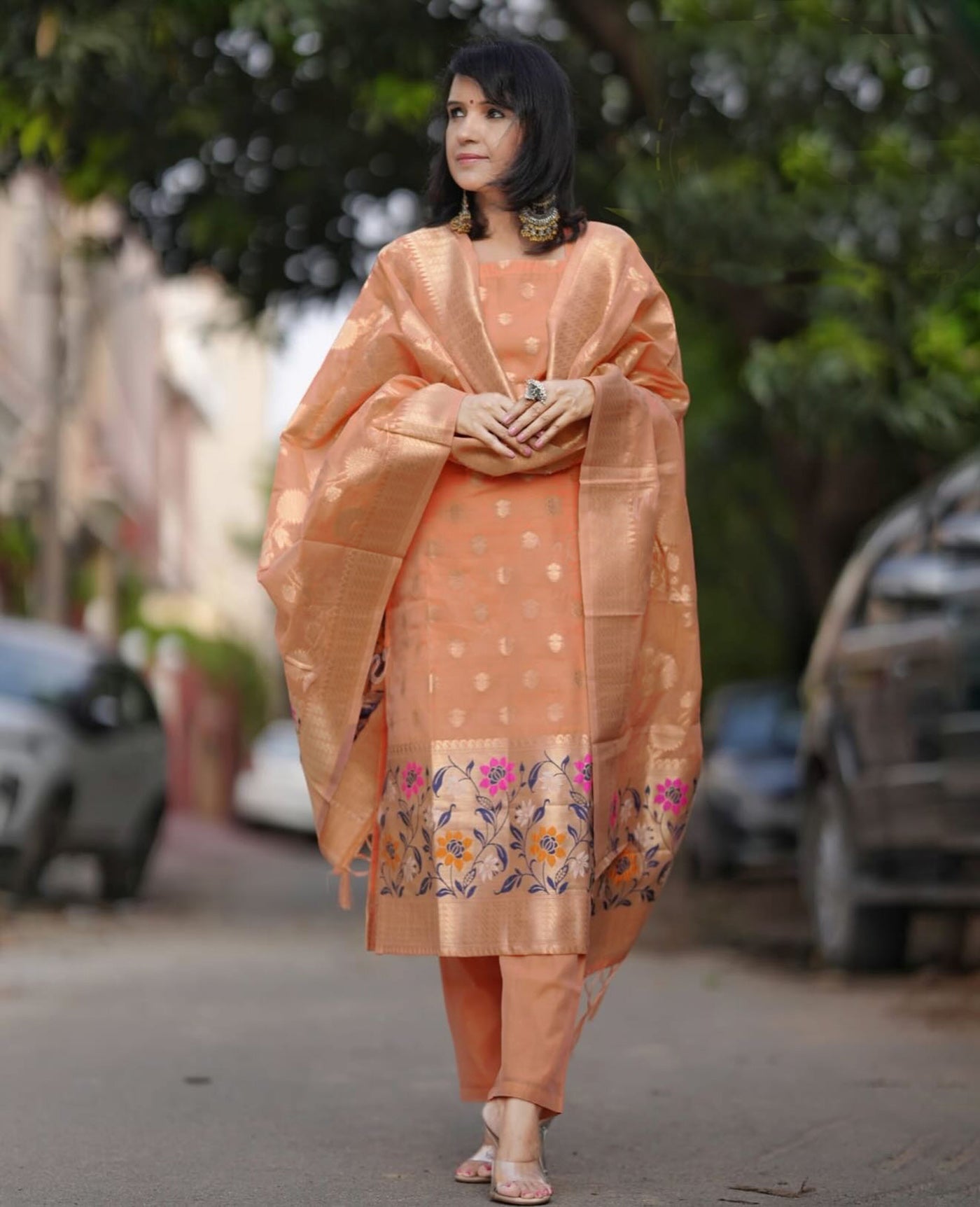 Women’s Kurta Pent Dupatta Set