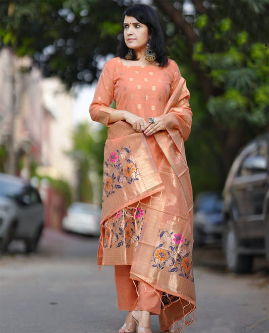 Women’s Kurta Pent Dupatta Set