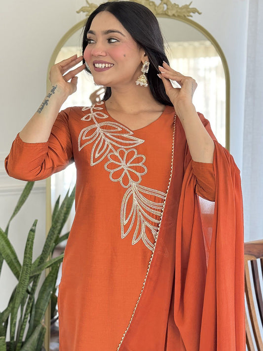 Women’s Kurta Pent Dupatta Set