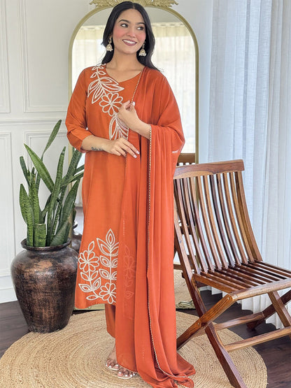 Women’s Kurta Pent Dupatta Set