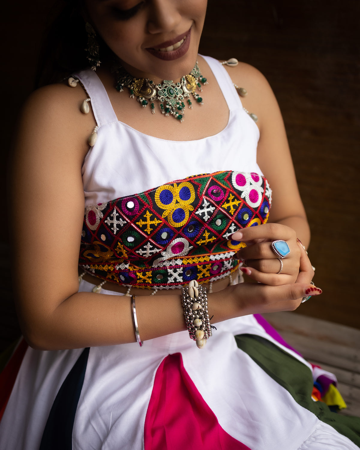 Multicolor Designer Chaniya Choli For Navratri