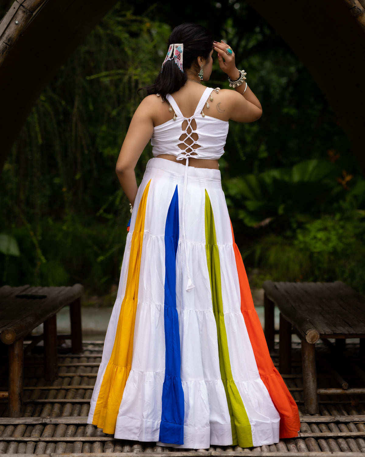 Multicolor Designer Chaniya Choli For Navratri