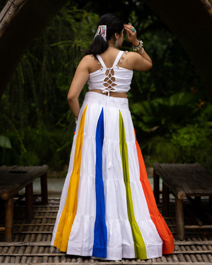 Multicolor Designer Chaniya Choli For Navratri