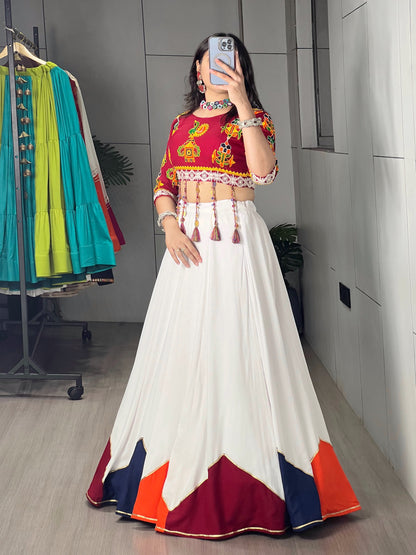 Garba and Dandiya Beautifully Crafted Lehenga Choli Set