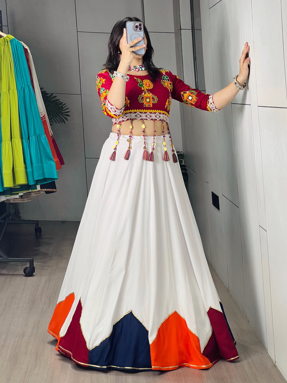 Garba and Dandiya Beautifully Crafted Lehenga Choli Set