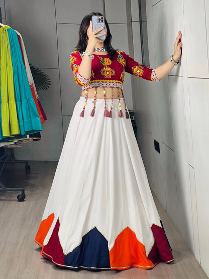 Garba and Dandiya Beautifully Crafted Lehenga Choli Set
