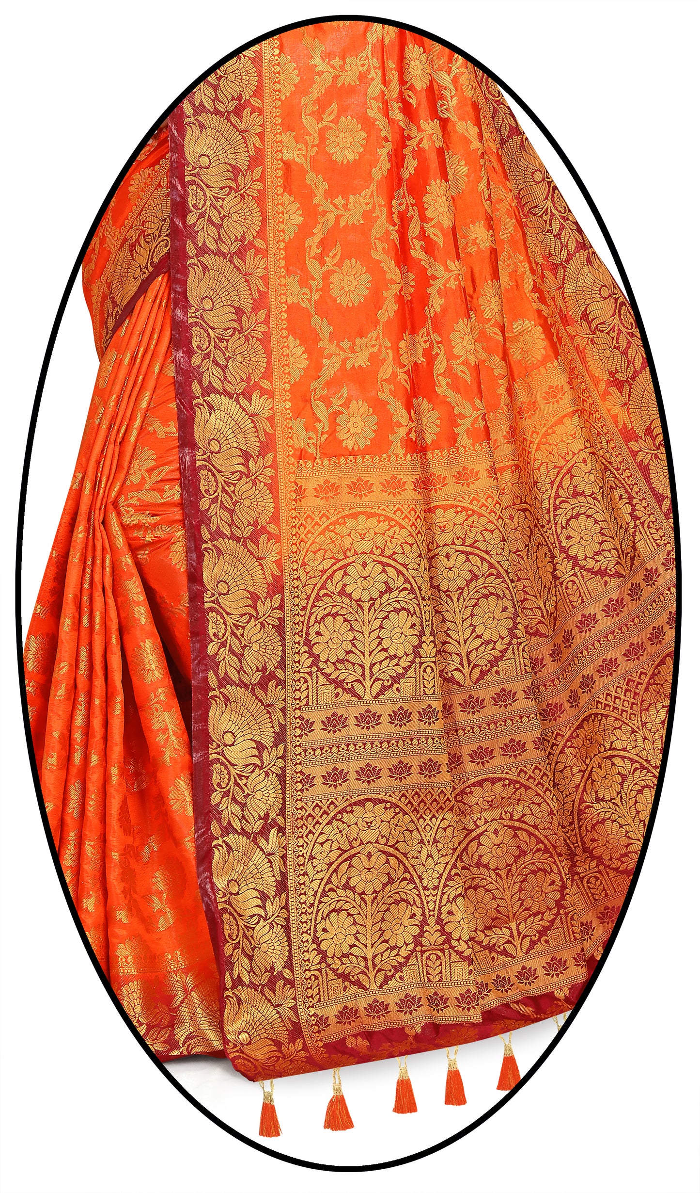 Woven Banarasi Cotton Silk Saree