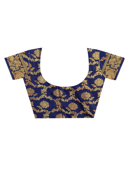 Woven Banarasi Cotton Silk Saree