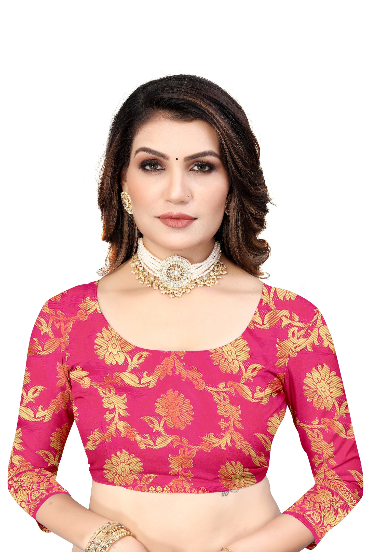 Woven Banarasi Cotton Silk Saree