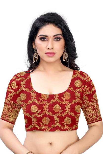 Woven Banarasi Cotton Silk Saree