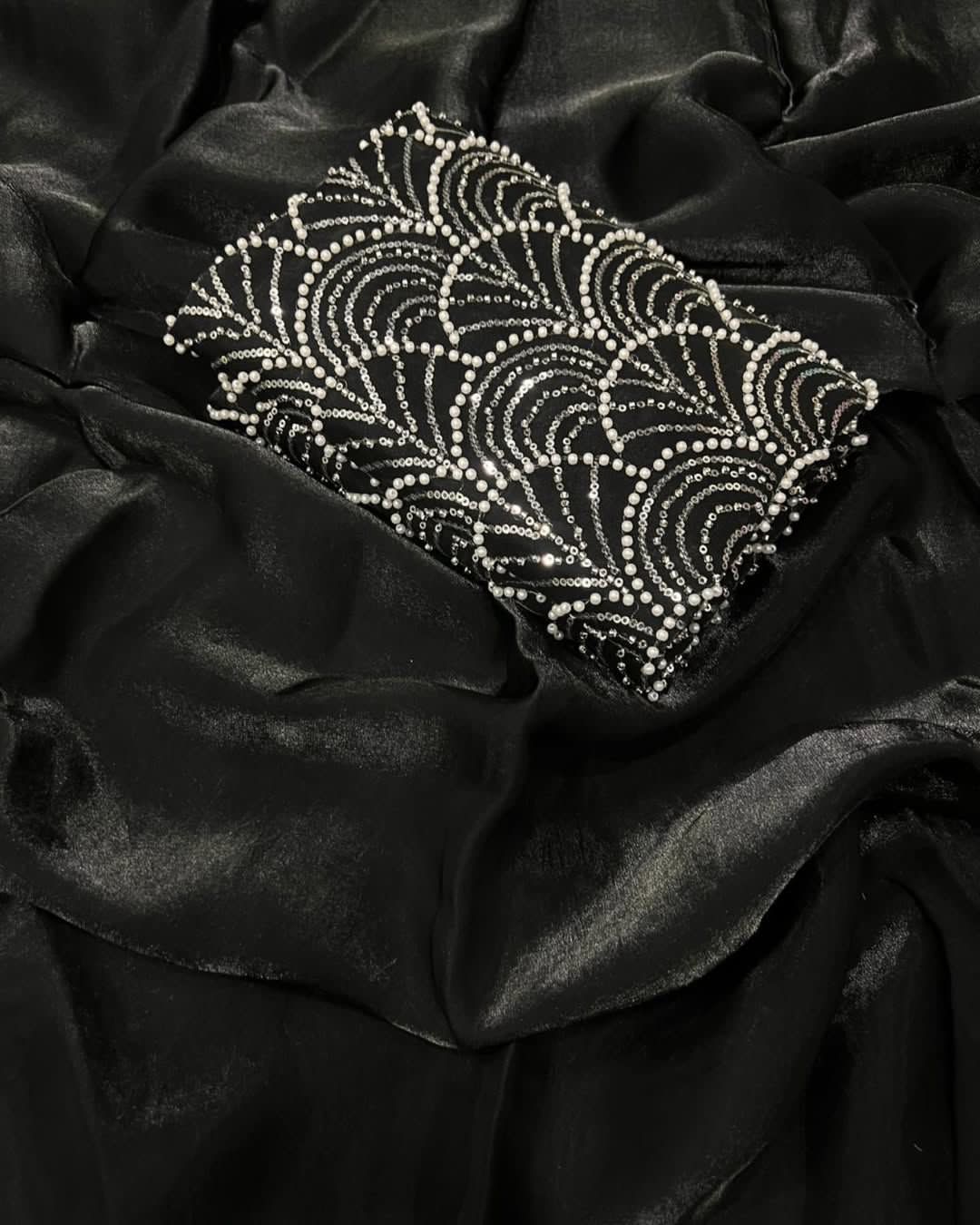 Embellished, Embroidered Bollywood Soft Silk Saree