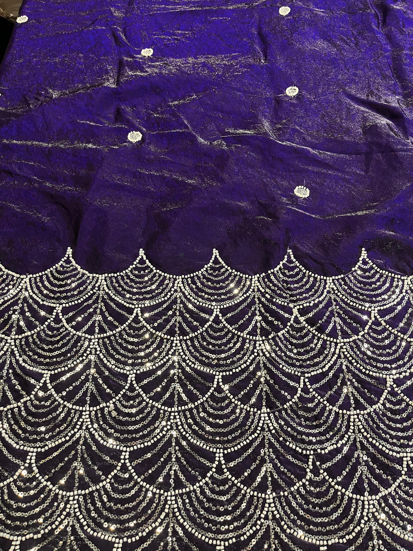 Embellished, Embroidered Bollywood Soft Silk Saree