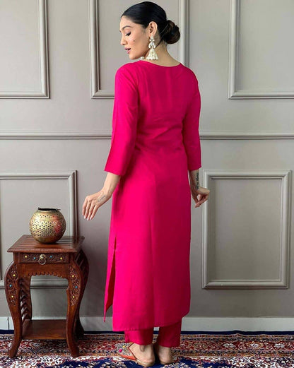 Women  Kurta Pant Dupatta Set