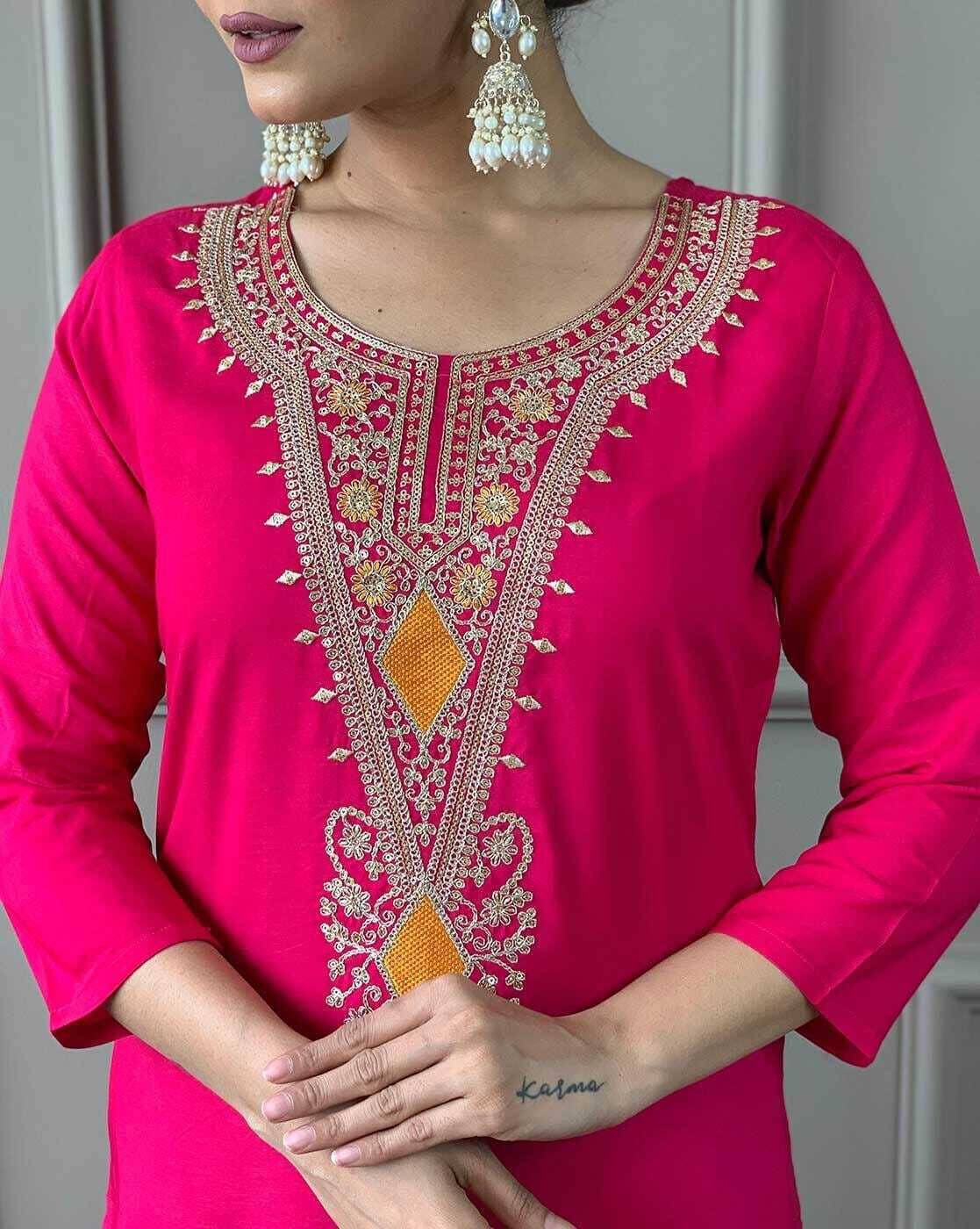 Women  Kurta Pant Dupatta Set